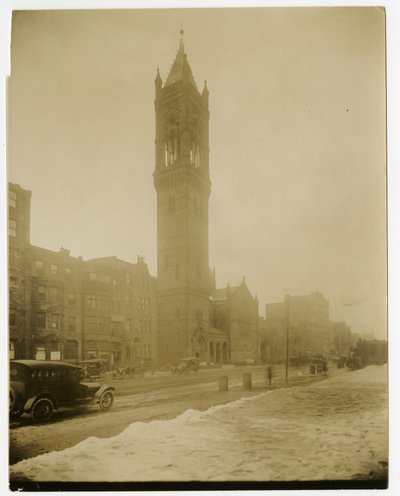 Old South Church, Boston, Messe, USA, ca. 1902-10 (foto af gelatinesølv) af Jessie Tarbox Beals