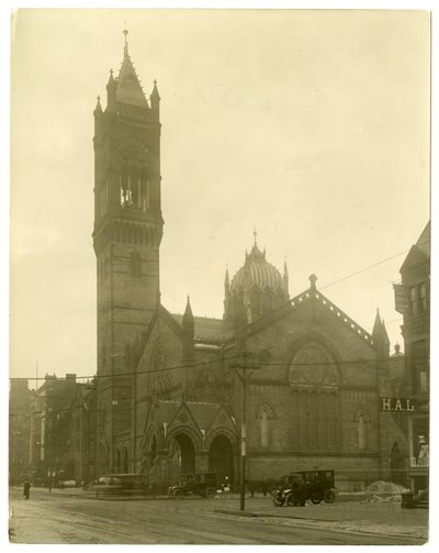 Old South Church, Boston, USA, ca. 1902-10 (foto af gelatinesølv) af Jessie Tarbox Beals