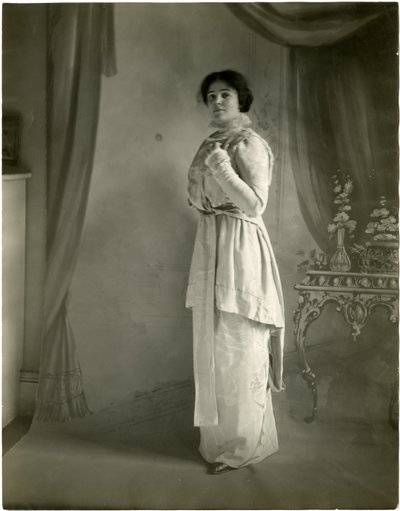 Orchid moire, Maurice, ca. 1905-18 (foto af gelatinesølv) af Jessie Tarbox Beals