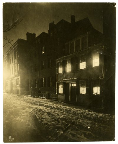 Pinckney Street, Boston, Mass, USA, ca. 1902-10 (foto af gelatinesølv) af Jessie Tarbox Beals