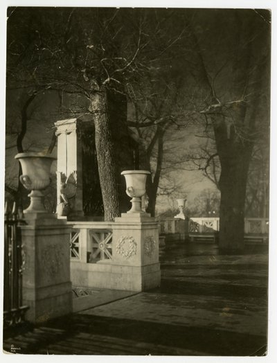 Shaw Memorial om natten, Boston, USA, ca. 1902-10 (foto af gelatinesølv) af Jessie Tarbox Beals