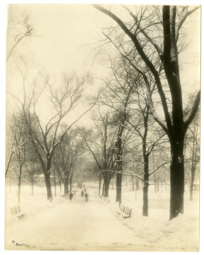 The Common, Boston, USA, ca. 1902-10 (foto af gelatinesølv) af Jessie Tarbox Beals
