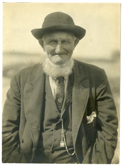 Onkel Charley Sennett fra Barley Bailey Island, Maine, ca. 1907-09 (foto af gelatinesølv) af Jessie Tarbox Beals