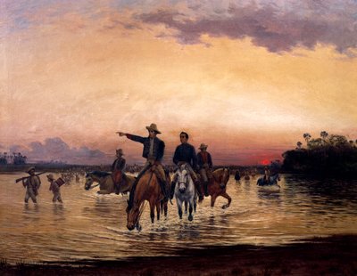Simon Bolivar (1783-1830) og Francisco de Paula Santander (1792-1840), Colombia af Jesus Maria Zamora