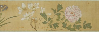 Et hundrede blomster, begyndelsen af det 17. århundrede (malet silke) (detaljer: se også 207347-58) af Jiayan Chen