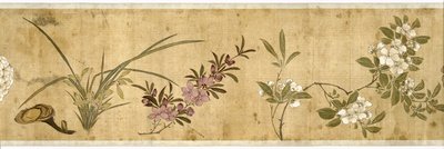 Et hundrede blomster, begyndelsen af det 17. århundrede (malet silke) (detaljer: se også 207347-58) af Jiayan Chen