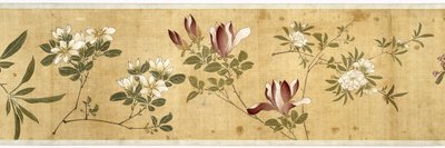 Et hundrede blomster, begyndelsen af det 17. århundrede (malet silke) (detaljer: se også 207347-58) af Jiayan Chen