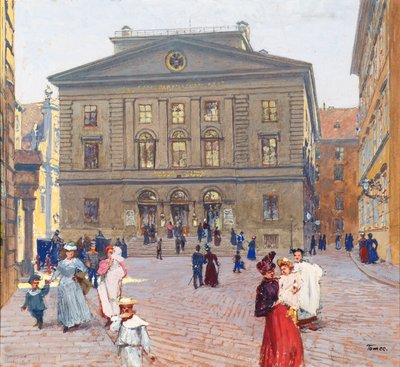 Postsparekassens bygning i Wien af Jindřich Tomec