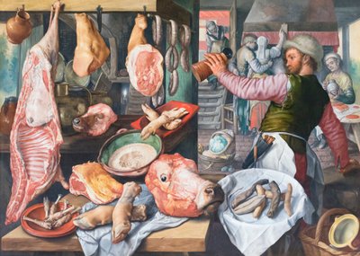 slagterforretning af Joachim Beuckelaer