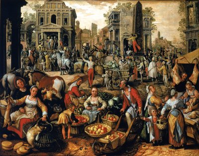 Marked med Ecce Homo af Joachim Beuckelaer