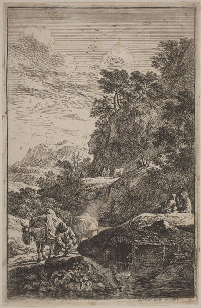 Landskaber på Salvator Rosas måde af Joachim Franz Beich