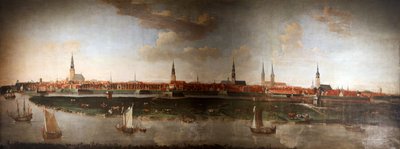 Tysk: Bybillede af Hamborg 1861 af Joachim Luhn