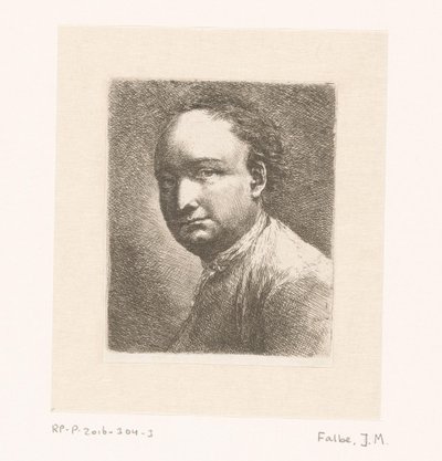 Portræt af maleren Johann Harper af Joachim Martin Falbe