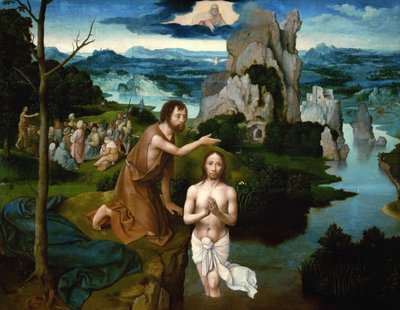 Kristi dåb af Joachim Patinir