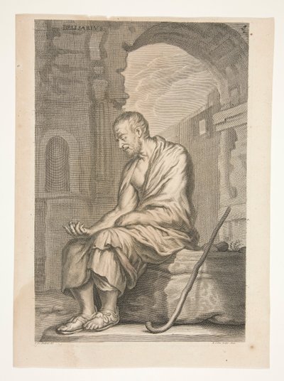 Belisarius, fra Ancient Sculptures Admired af Joachim von Sandrart