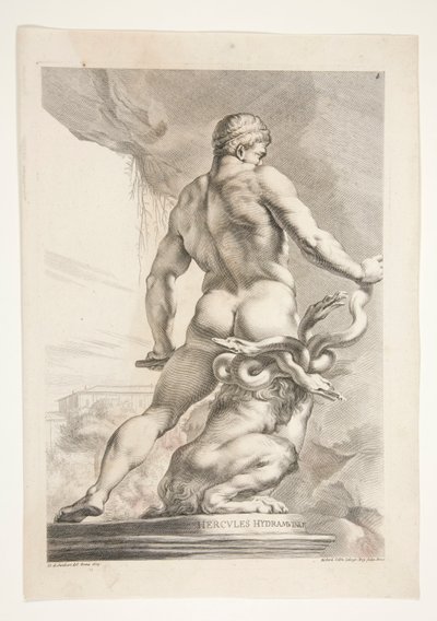 Hercules Hydramuvince (Hercules og Hydraen) af Joachim von Sandrart