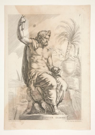 Jupiter Olympius, fra Sculpturae Vetis Admirata af Joachim von Sandrart