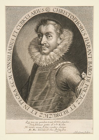 Portræt af Christophorus Harant af Joachim von Sandrart