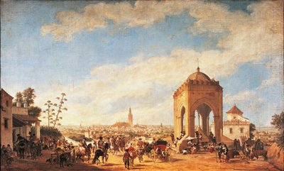 La Cruz del Campo, Sevilla af Joachin Dominguez Becquer