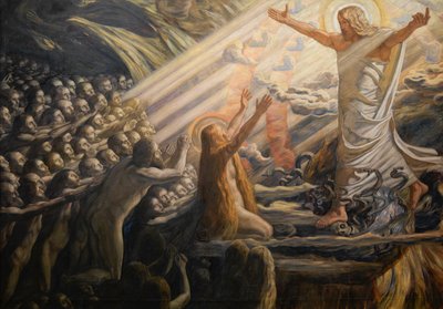 Kristus i de dødes rige af Joakim Frederik Skovgaard