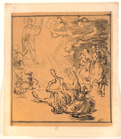 Sauls omvendelse af Joakim Frederik Skovgaard