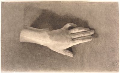 Studie af gipshånd af Joakim Frederik Skovgaard