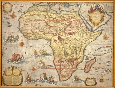 Kort over Afrika i 1686 af Joan Blaeu af Joan Blaeu