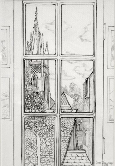 Marlow Church, 2015 (blyant) af Joan Thewsey