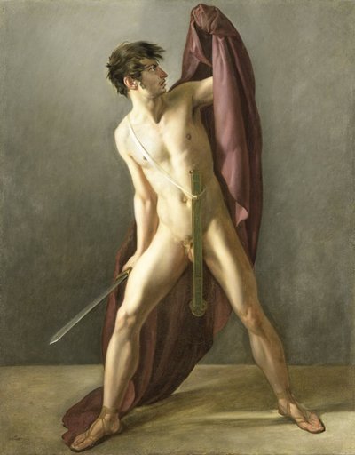 Kriger med trukket sværd af Joannes Echarius Carolus Alberti