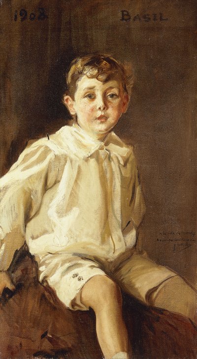 Et portræt af Basil Mundy, 1908 af Joaquín Sorolla