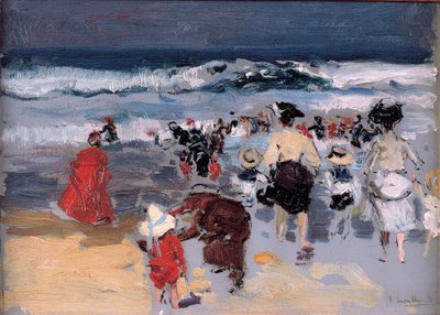 Stranden ved Biarritz, 1906 af Joaquín Sorolla