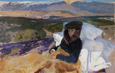 Rekonvalescent Maria i El Pardo, 1906. af Joaquin Sorolla y Bastida