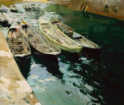 Drifters, Zarautz, nær San Sebastian af Joaquin Sorolla y Bastida