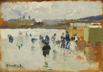 La Concha Beach, San Sebastian, 1906 af Joaquín Sorolla