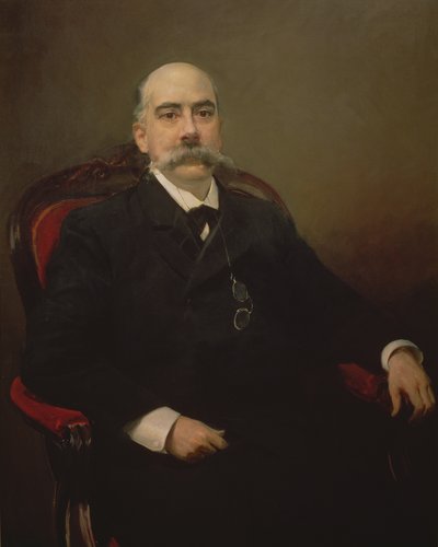 Portræt af Emilio Castelar y Ripoll, spansk statsmand, taler og forfatter af Joaquin Sorolla y Bastida