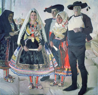 Typiske lagarteranere af Joaquin Sorolla y Bastida
