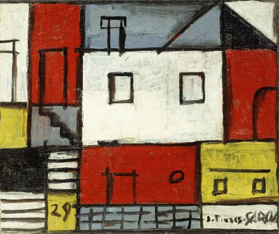 Komposition i fem farver; Composicion a Cinco Colores af Joaquin Torres-Garcia