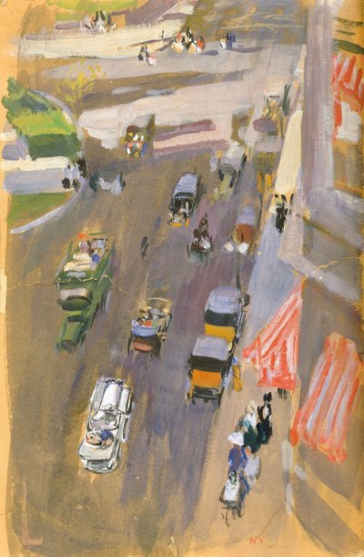 Fifth Avenue, New York af Joaquín Sorolla