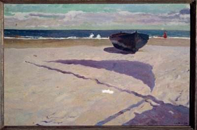 Skyggen af ​​bådmaleriet af Joaquin Sorolla y Bastida (1862-1923) 1903 Madrid, Sorolla Museum af Joaquín Sorolla