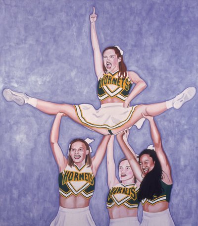 Lets go Hornets #1 Yeah!, 2002 (olie og akryl på lærred) af Joe Heaps Nelson