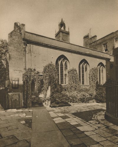 Hall of the Society of Cliffords Inn, Behind St. Dunstans-In-the-West, c1935. af Joel