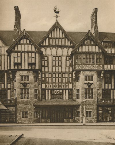 En del af Libertys Tudor Building i Great Marlborough Street, c1935. af Joel