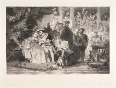Henrik VIII og Anna Boleyn af Joel Ballin