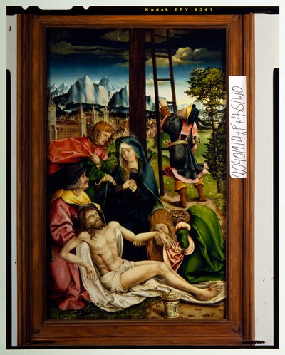 Klagesangen over den døde Kristus (panel) af Joerg the Elder Breu