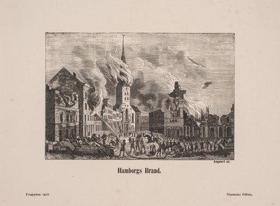 Dansk: "Hamborgs brand" af Johan Aagaard