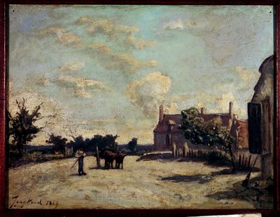 Kromaleri af Jean Barthold Jongkind (1819-1891) 1869 Paris, Musee du Peute Palais. af Johan Barthold Jongkind