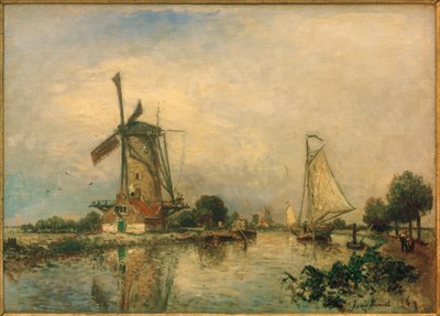 ved Overschie af Johan Barthold Jongkind