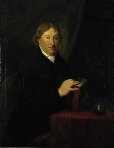 Portræt af Gerrit van der Pot, Lord of Groeneveld, kunstsamler i Rotterdam af Johan Bernard Scheffer