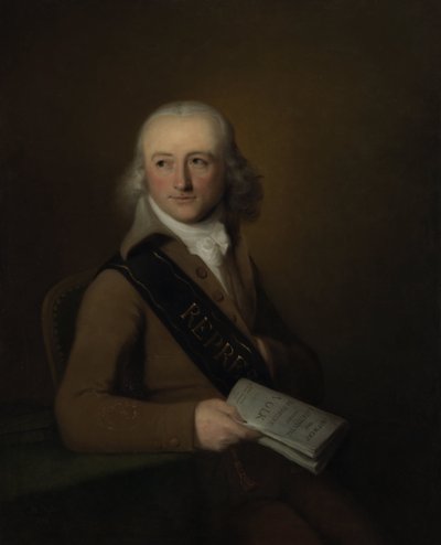 Portræt af Leonardus van der Voort Portræt af Leonardus van der Voort af Johan Bernard Scheffer