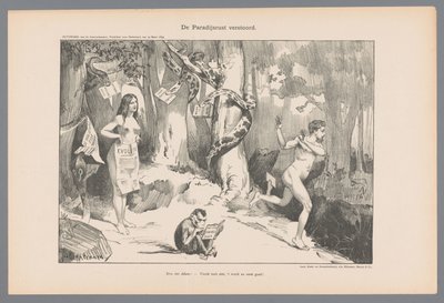 The Peace of Paradise forstyrret (titel på objekt) af Johan Braakensiek